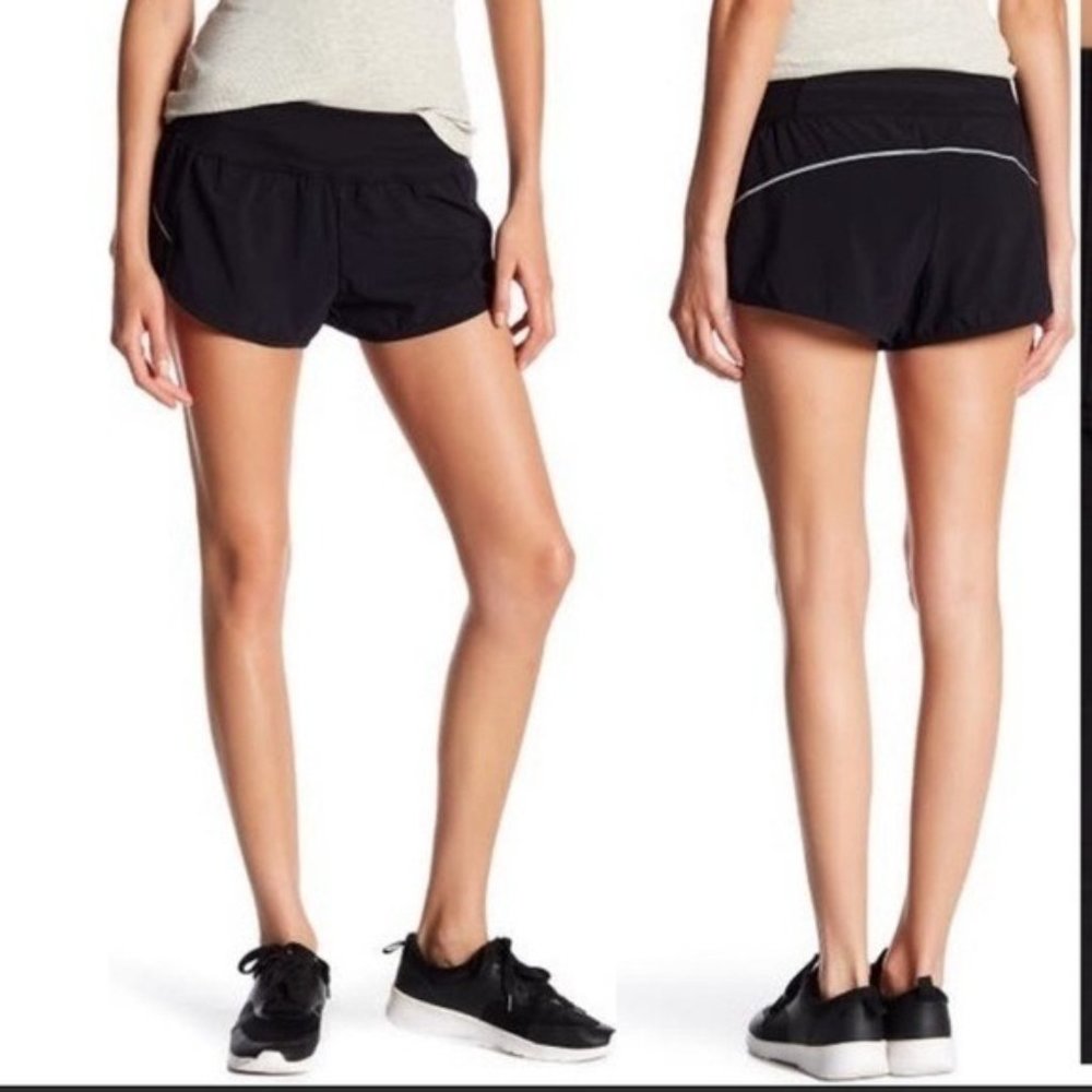 Zella‎ 360 Reflective Black Running Shorts Size XL NWT